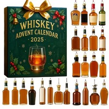2025 Whisky Advent Calendar Christmas Ornaments 24 Days Countdown Calendar UK