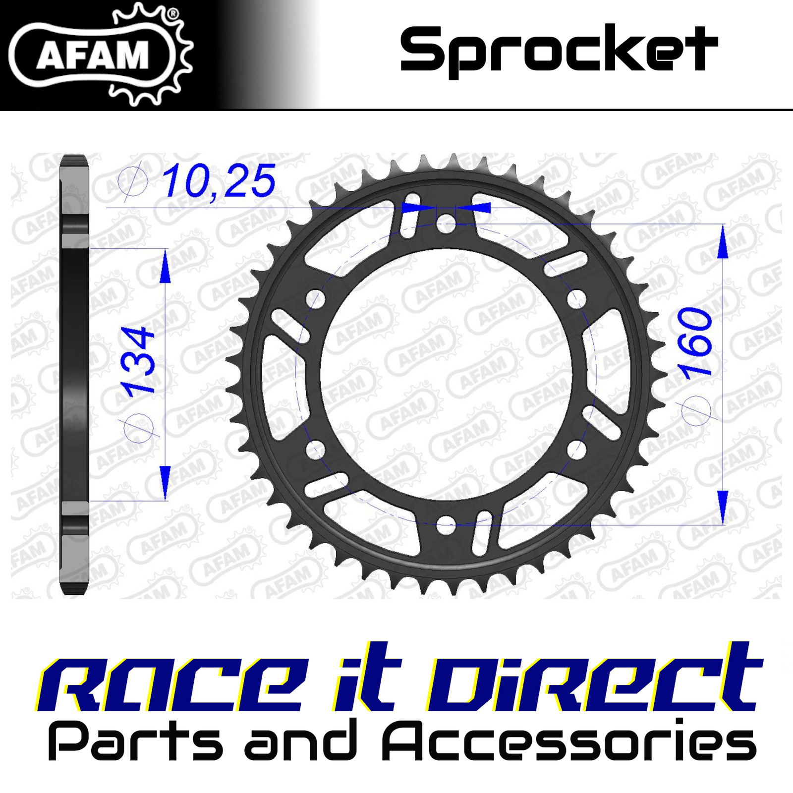 Sprocket for HONDA CBR 1000 RR-R SP Fireblade 2024 44T Rear AFAM