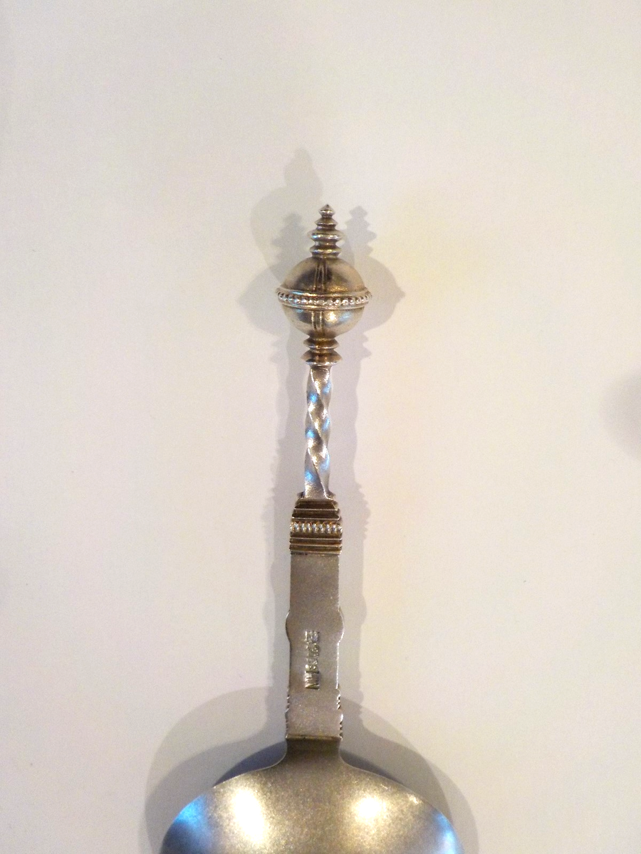 Antique Marius Hammer Norway 830 S Silver Baptismal / Christening