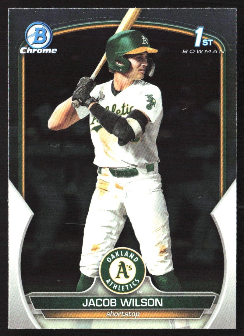 2023 Bowman Draft Chrome Prospects Jacob Wilson #BDC-121 GS1-15