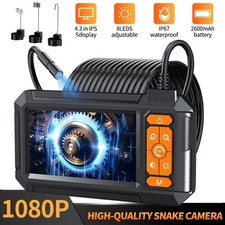 NEW Endoscope Camera with Light,4.3" HD 1920P Snake Inspection Camera,16.4ft