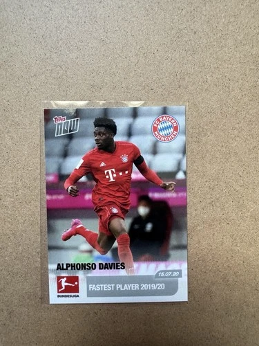 2019 Topps Now Bundesliga English /678 Alphonso Davies #152