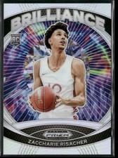 2024 Panini Prizm Draft Picks Zaccharie Risacher Brilliance Prizms Silver #5