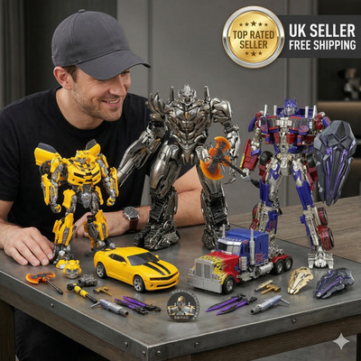30 cm Transformers Optimus Prime Megatron Bumblebee G1 Actionfigur Roboter Spielzeug UK