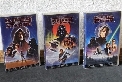 Star Wars Original-Trilogie VHS-Set - Vintage 