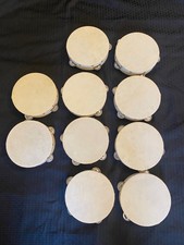 7 inch Tambourines Lot of 10 Total
