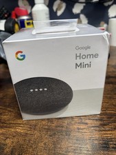 Google Home Mini Smart Assistant Lautsprecher Neu (Versiegelt) Anthrazit