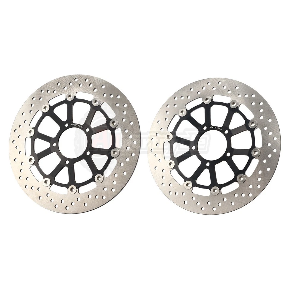 2x Disco de rotores de freno delanteros para Ducati 1100 Multistrada S 2007-2009 Monster 796 Foto 2 de 3
