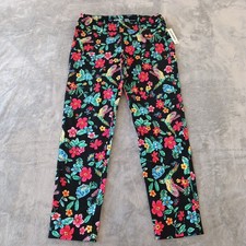 Old Navy Pixie Ankle Pants Womens Size 6 Multicolor Floral Pockets 28x26 New