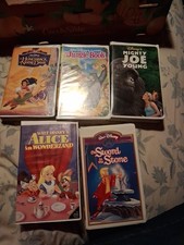 Lot Of 5 Disney movies VHS