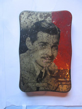 LYONS TOFFEE TIN.  EXTREMELY RARE CLARK GABLE PHOTO. METRO GOLDWYN MEYER