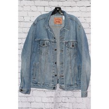 LEVI'S Trucker Blue Denim Jacket 70507 USA Red Tab Size XL