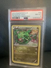 Pokémon 2013 Rayquaza Holo Card 93/113 Legendary Treasures PSA 8