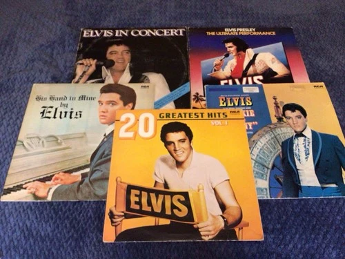 Elvis Presley - Job Lot x 5 Vinyl 12" LP's - Vinyl VG or Better - £1 Each Start