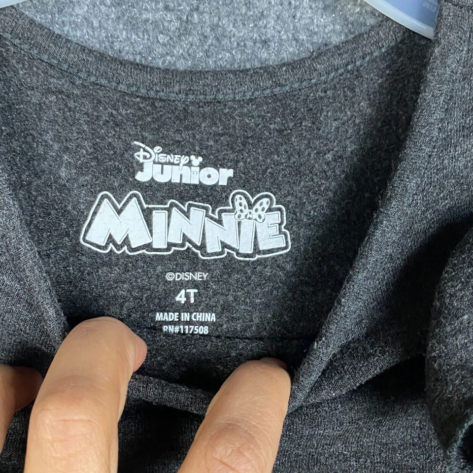Vestido Disney Minnie Mouse Niñas 4T Gris Mezcla Poliéster Niños Foto 3 de 4