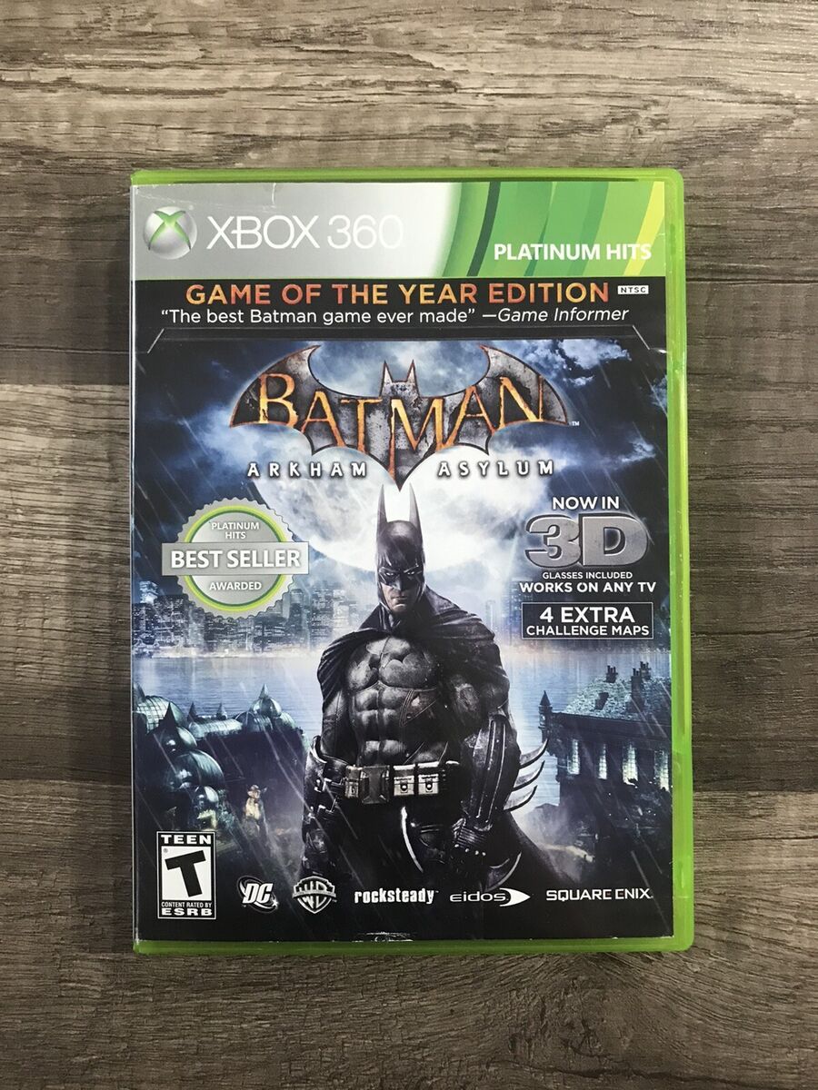 2 Complete Batman (XBOX 360) Games ARKHAM CITY & ARKHAM ASYLUM Tested Fast  Ship