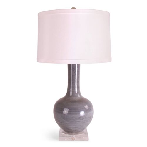 32″ GRAY GOURD VASE LAMP - Afbeelding 1 van 1