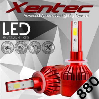 XENTEC LED HID Foglight kit 880 White for 1999-2002 Chevrolet Silverado 2500