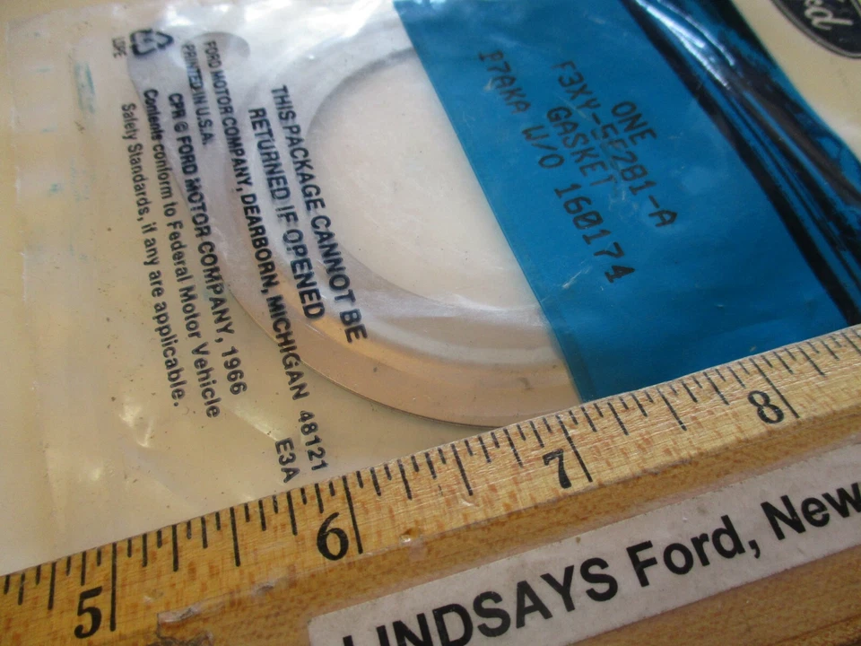 NUEVO SIN ABRIR FORD 1993/2002 MERCURY VILLAGE V6 3,0 L "JUNTA" TUBO DE ESCAPE BRIDA Foto 3 de 3