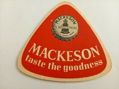 Whitbread - Mackeson Stout - Taste The Goodness - Vintage Bierdeckel 