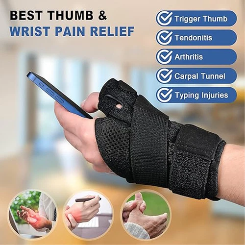Daumenschiene Bandage Spica mit Handgelenkstütze bei Arthritis & Karpaltunnelschmerzen - Bild 9 von 19