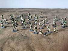 1/72 Soldier WWII U.S. coloring Soldier finished model 20pcs