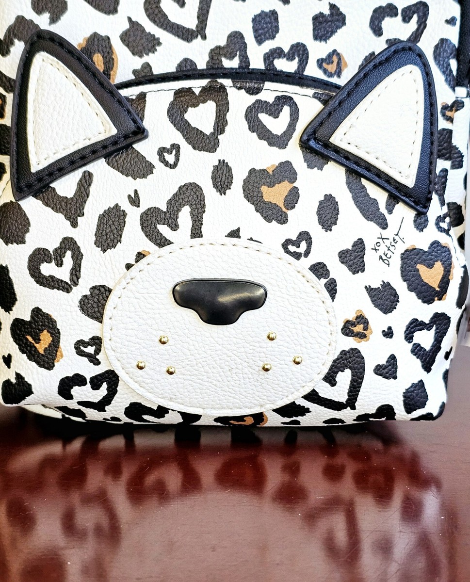 Betsey Johnson XO Baybee Mini Backpack/Crossbody Cat Face  display picture 1