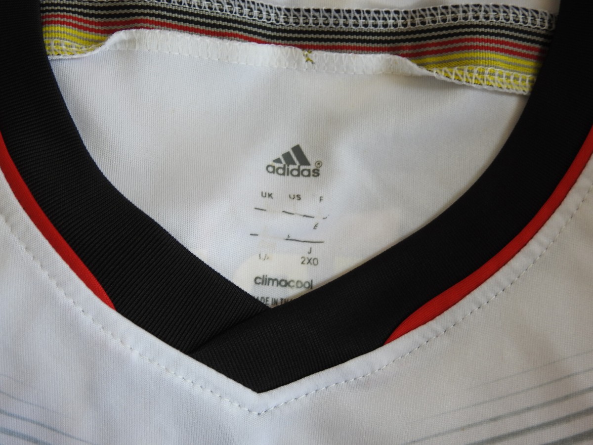 【レア】アディダス ドイツ代表 ユニフォーム KHEDIRAケディラ2014WC Germany World Cup 2014 Home Jersey #6 Khedira Adidas White