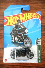  2022 HOT WHEELS BMW R nineT RACER  BLACK RETRO RACERS  1/64