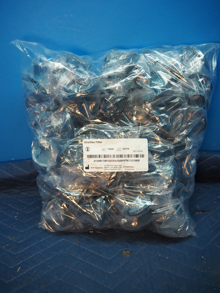 Bubu④ J726 Qty. 50x ViroMax Viral & Bacterial Filter 22mm 156200 Sealed in