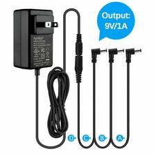 UL 9V 1A AC DC Adapter Center Negative Guitar Effect Pedal  3 way Daisy Chain