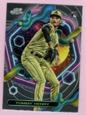 2023 Topps Chrome Cosmic Tommy Henry RC #86 Arizona Diamondbacks