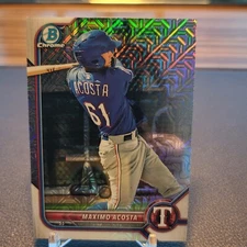 Maximo Garcia 2022 Bowman Chrome Mojo Refractor #BCP-113