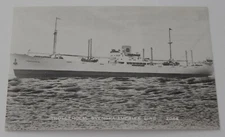 Steamship Steamer TROLLEHOLM real photo postcard RPPC