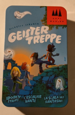 Schmidt Spiele Boardgame Geister Treppe (Spooky Stairs) - Tin Edition