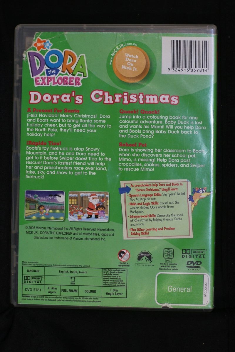 Dora The Explorer: Dora's Christmas! - Region 4 - Preowned Sent