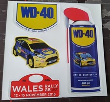 NEUWERTIGER RALLYE AUFKLEBERBOGEN FORD FIESTA R5 WRC WALES 2015 RALLYE GB.