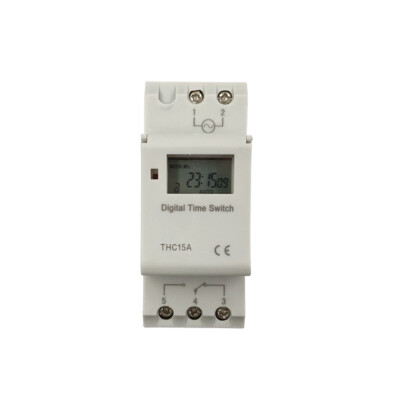 THC15A AC 110V Digital LCD Power Programmable Relay Timer Time Switch 16A Amp
