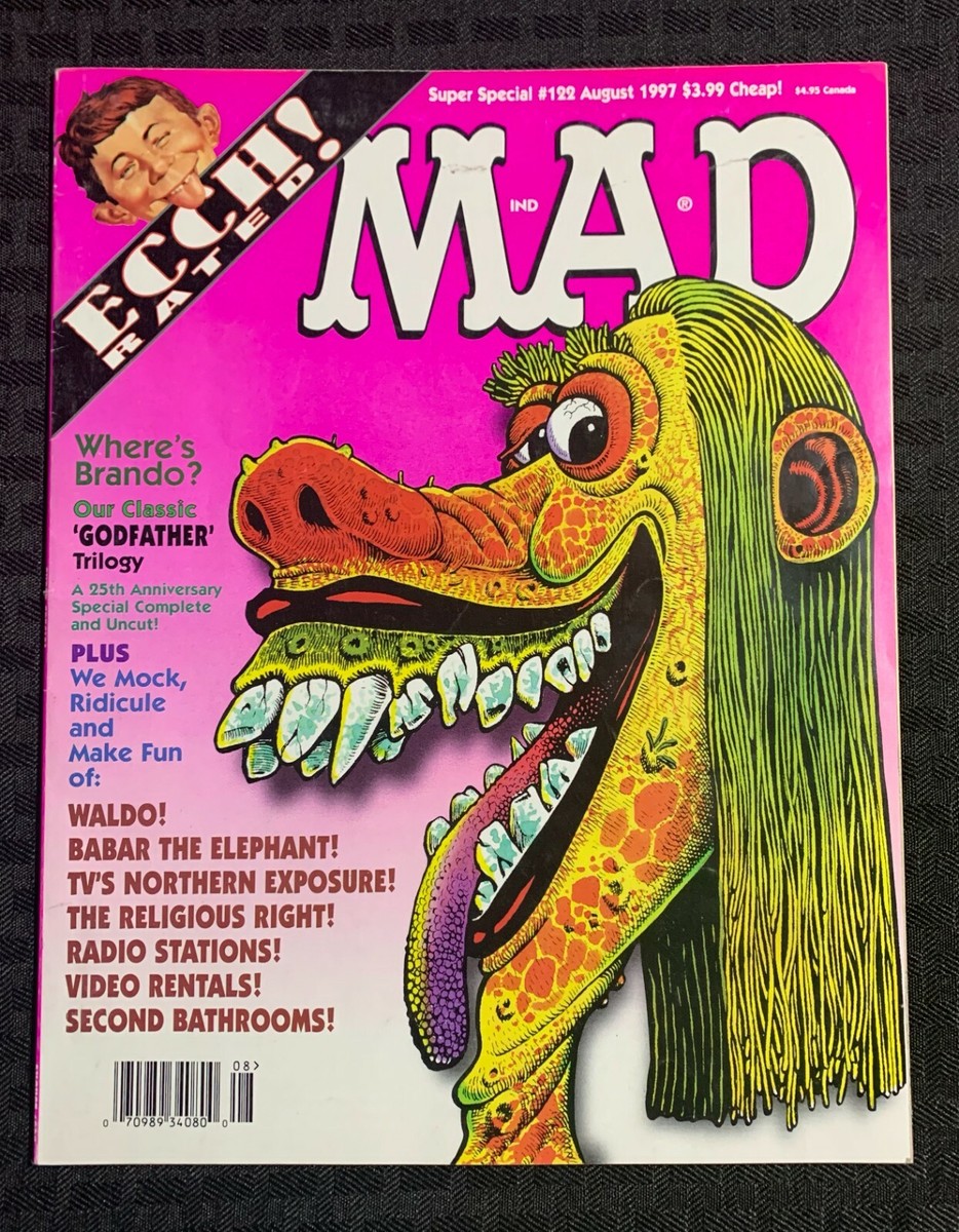 1997 MAD Magazine Super Special #122 VG 4.0 Basil Wolverton
