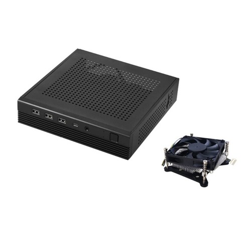 TX06 Desktop Mini PC Case for Thin ITX Motherboards with Efficient Cooling - Photo 3/12