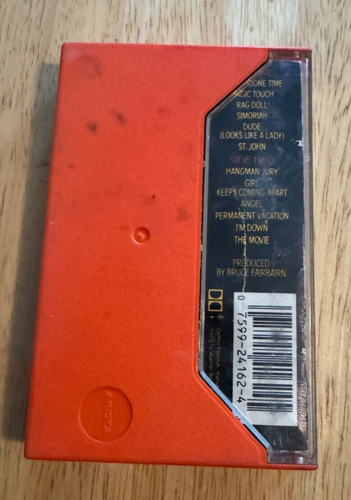 Aerosmith - Permanent Vacation Cassette Tape - 1987 - Red Shell Edition! - Picture 2 of 4