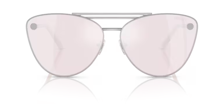 Versace 0VE2267 10007V Silver/Pink Mirror White Cat-Eyed  display picture 2