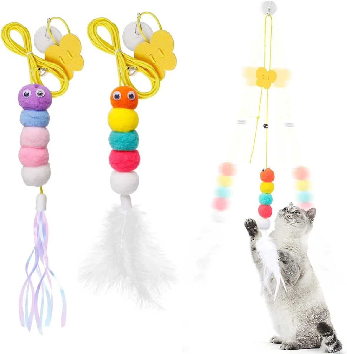 Over door hanging cat cheap toy