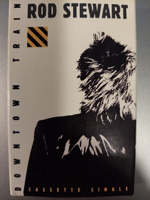 ROD STEWART DOWNTOWN TRAIN Cassette Single VGC