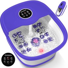 Collapsible Foot Spa with Heat, Remote Control, Temperature Control, Bubbles,...