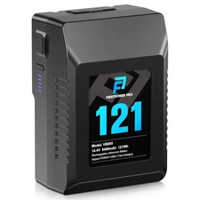 FirstPower V Mount/V-Lock Battery, 121Wh(8400mAh, 14.4V) V-Mount Battery Supp...