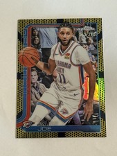 2025-26 Topps Chrome #121 Isaiah Joe Yellow Basketball Refractor #/275 Thunder