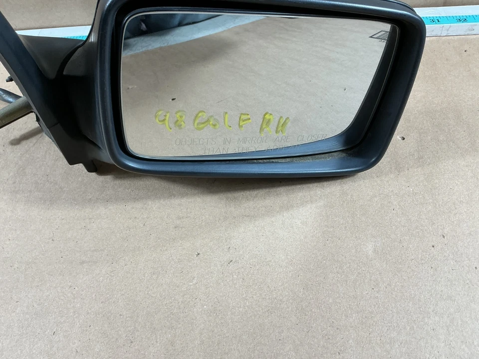 Espejo retrovisor lateral derecho pasajero Volkswagen Jetta Golf 1993-1999 fabricante de equipos originales Foto 2 de 4