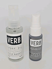 Verb Frizz Defense Smoothing Spray  Verb Ghost Oil Heat Protection  Brand New