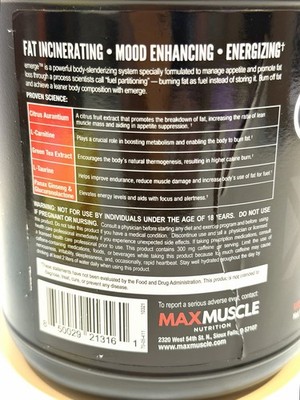 じゅん Max Muscle Nutrition Emerge Body Slendering Drink Mix. Strawberry